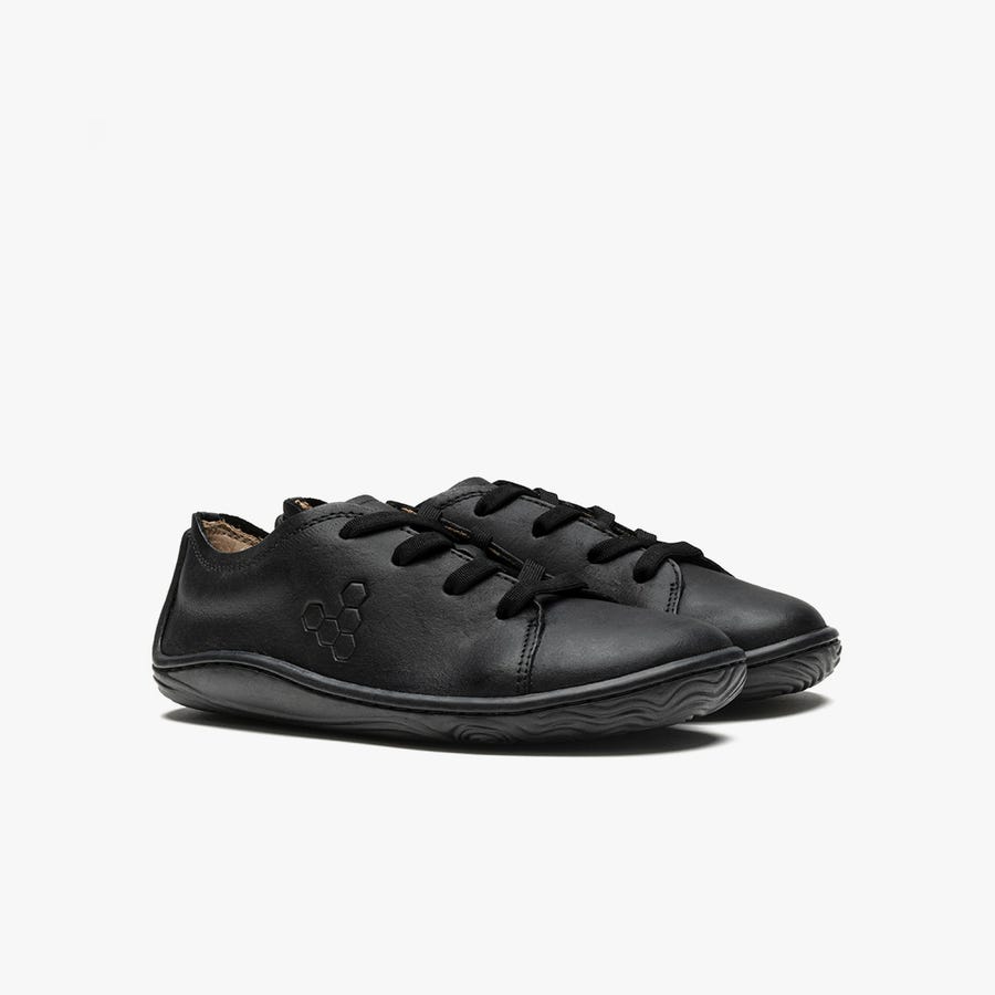 Vivobarefoot Addis School Fritidssko Børn Sort | Danmark 0237EBCX